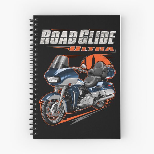 Item preview, Motorcycle Road Glide Ultra FLTRU 2019 Midnight Blue & Barracuda Silver for Motorcycle Riders designed and sold by MotoApparelHub.