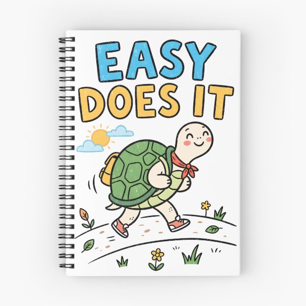 Item preview, Easy Does It Cute Turtle Hiking designed and sold by Mr Lee.