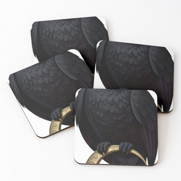 Item preview, Gothic Barn Owl Waxing Moon Arc designed and sold by IllumeInk.