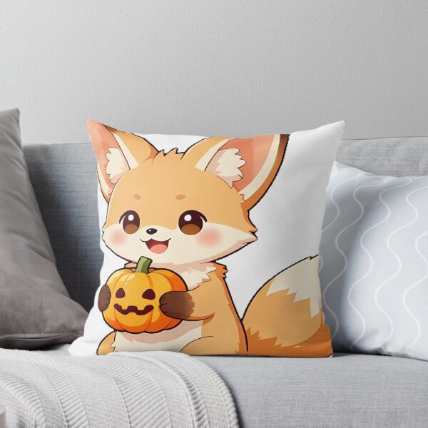 Item preview, Cute Fennec Fox Kit with Pumpkin Spice Marshmallow Treat designed and sold by pumsquare.