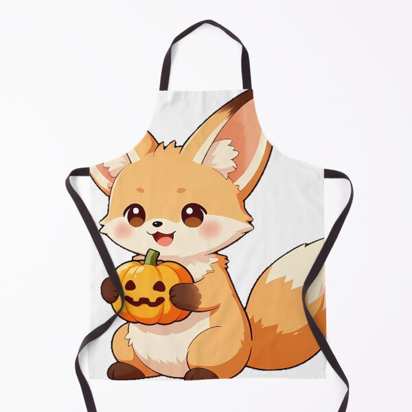 Item preview, Cute Fennec Fox Kit with Pumpkin Spice Marshmallow Treat designed and sold by pumsquare.