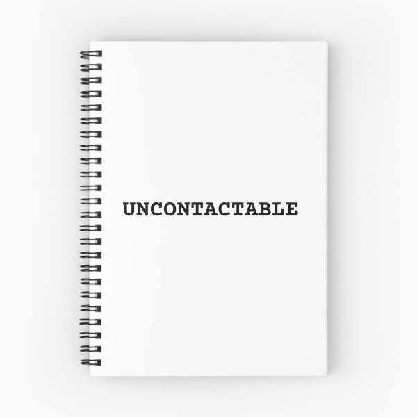 Item preview,  Funny Uncontactable,book theme, Booktok Introvert Text Design designed and sold by By The Moon.