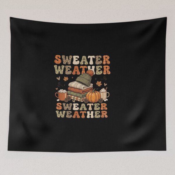Item preview, Autumn Sweaters Cocoa and Pumpkin designed and sold by Tee Studio.