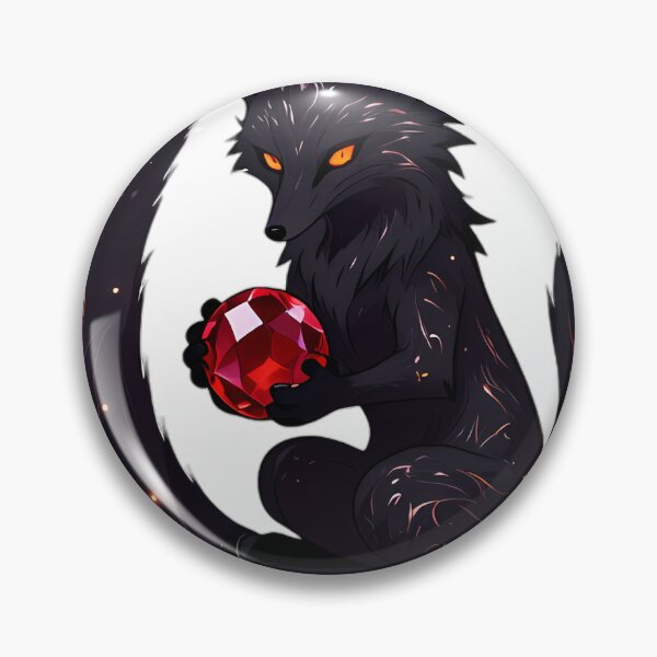 Item preview, Gothic Shadow Fox Blood Moon Eclipse designed and sold by IllumeInk.