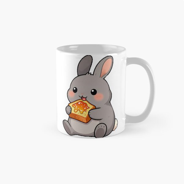 Item preview, Cute Netherland Dwarf Bunny with Pumpkin Spice French Toast designed and sold by pumsquare.