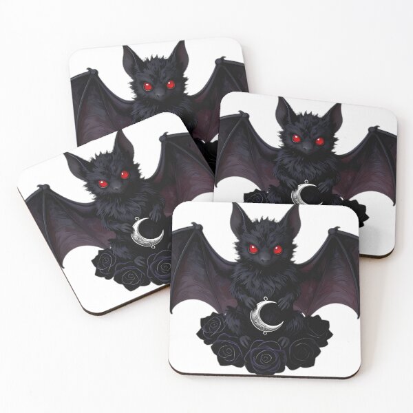 Item preview, Gothic Vampire Bat Inverted Triple Moon designed and sold by IllumeInk.