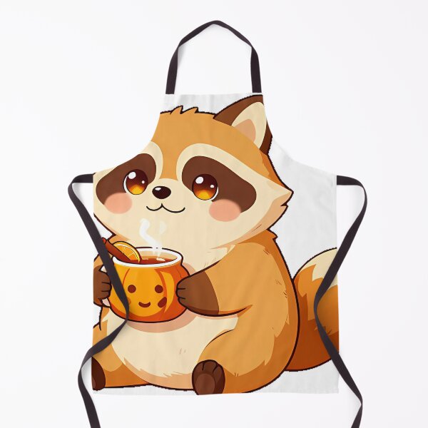 Item preview, Cute Tanuki Kit with Pumpkin Spice Cider Cauldron Mug designed and sold by pumsquare.