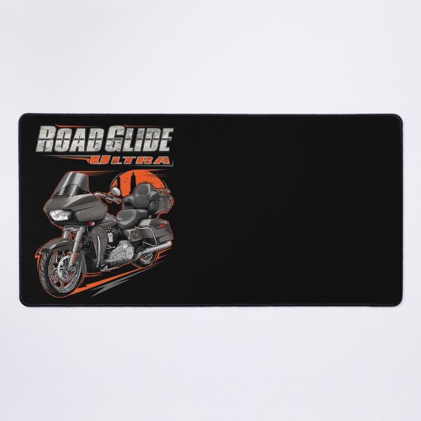 Item preview, Motorcycle Road Glide Ultra FLTRU 2019 Silver Flux & Black Fuse for Motorcycle Riders designed and sold by MotoApparelHub.