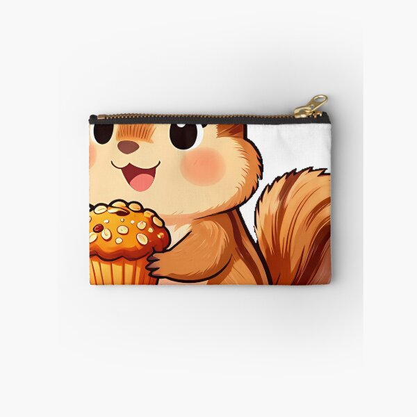 Item preview, Cute Chipmunk with Pumpkin Spice Muffin designed and sold by pumsquare.