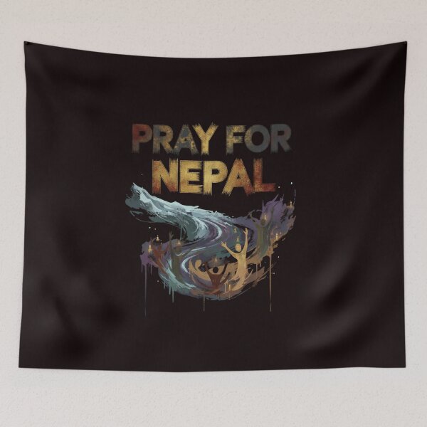 Item preview, PRAY FOR NEPAL designed and sold by SkrabinhoArt.