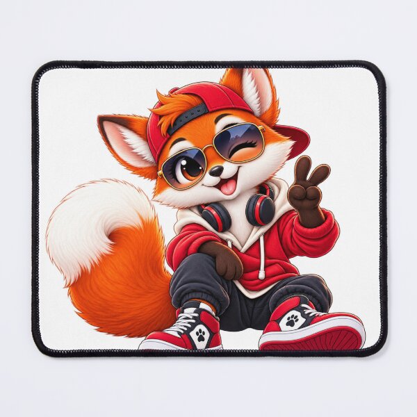 Item preview, Cool Fox Vibes – Cute Streetwear Fox designed and sold by Genzfirevibes.
