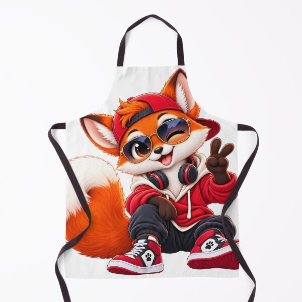 Item preview, Cool Fox Vibes – Cute Streetwear Fox designed and sold by Genzfirevibes.
