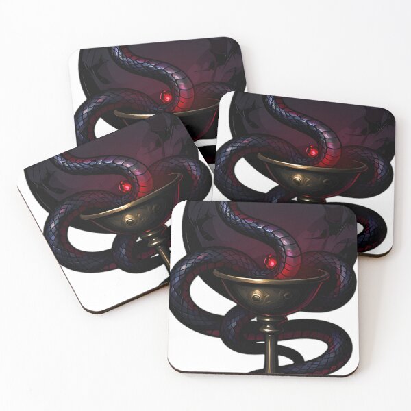 Item preview, Gothic Coiled Viper Blood Moon Relic designed and sold by IllumeInk.