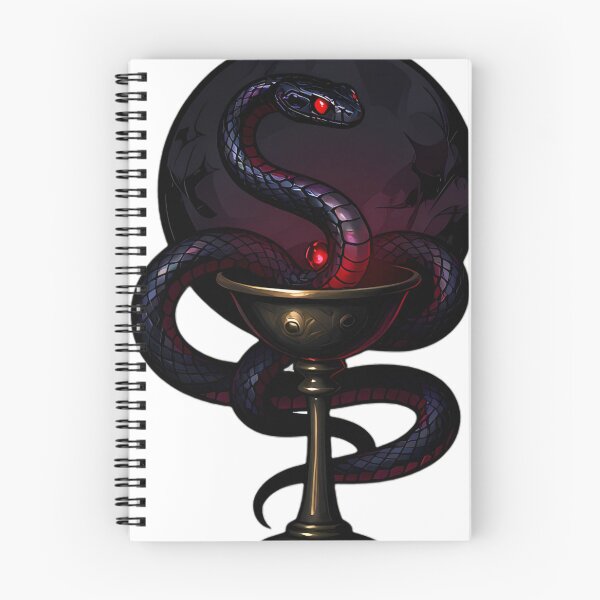 Item preview, Gothic Coiled Viper Blood Moon Relic designed and sold by IllumeInk.