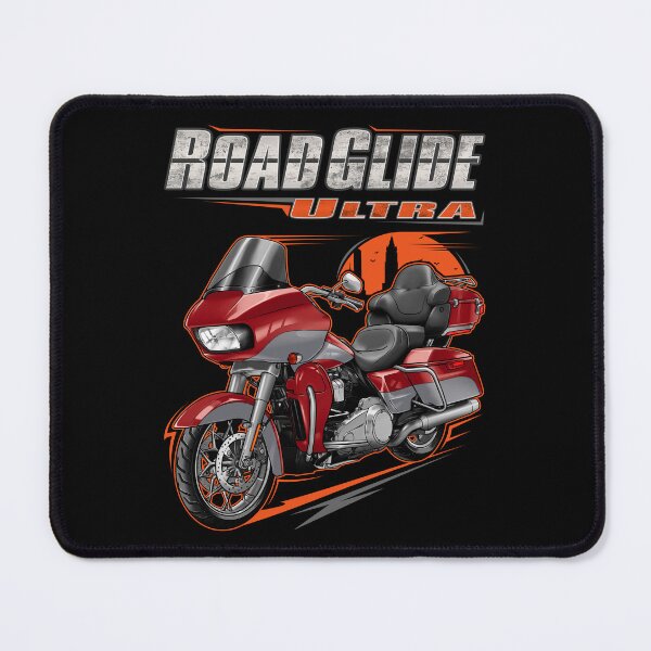 Item preview, Motorcycle Road Glide Ultra FLTRU 2019 Wicked Red & Barracuda Silver for Motorcycle Riders designed and sold by MotoApparelHub.