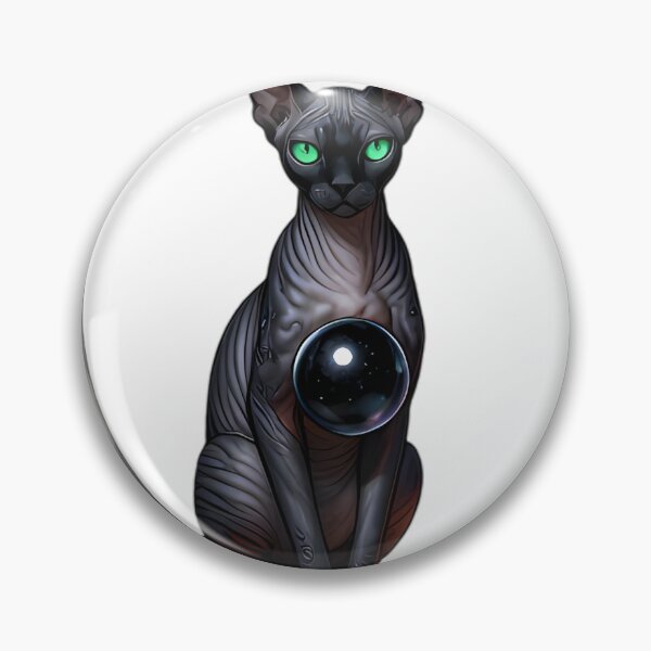 Item preview, Gothic Sphynx Cat Arcane Lunar Phases designed and sold by IllumeInk.