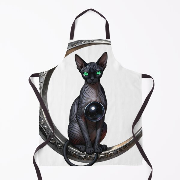 Item preview, Gothic Sphynx Cat Arcane Lunar Phases designed and sold by IllumeInk.