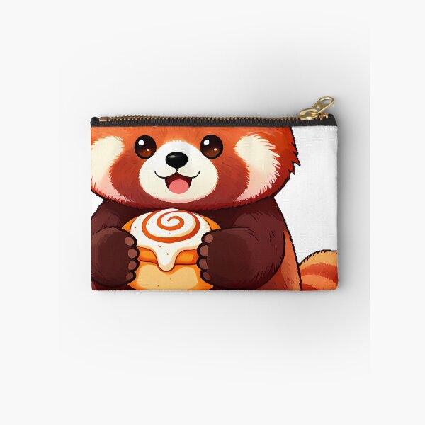 Item preview, Cute Red Panda with Pumpkin Spice Cinnamon Rolls designed and sold by pumsquare.