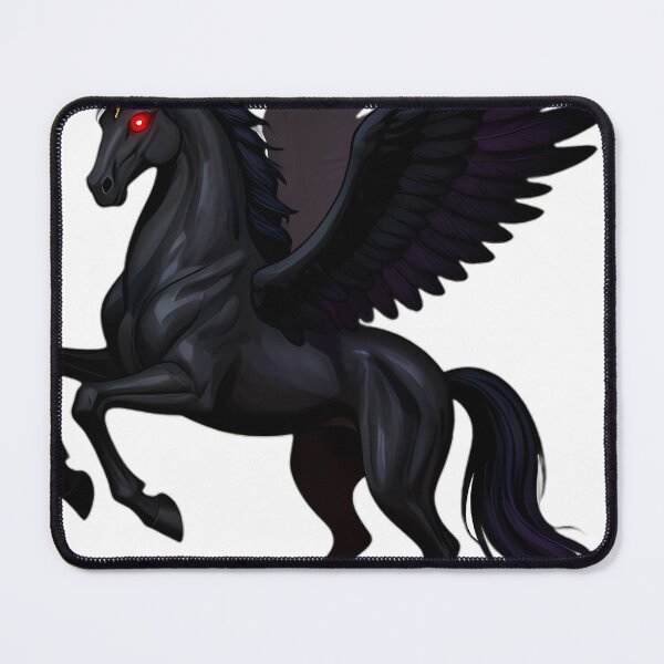 Item preview, Gothic Shadow Pegasus Blood Moon Crest designed and sold by IllumeInk.