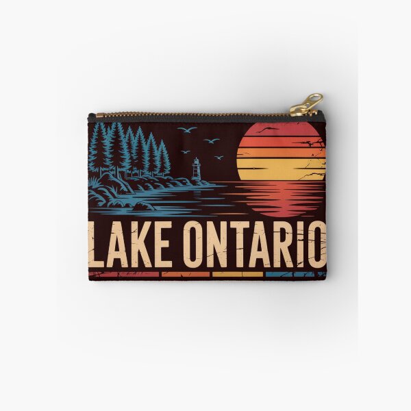 Item preview, Vintage Lake Ontario Sunset Trees designed and sold by ShopFanCreation.