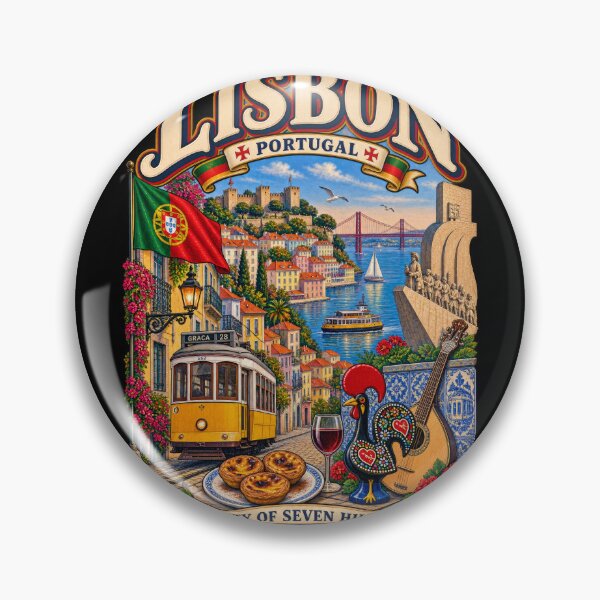 Item preview, Lisbon – City of Seven Hills designed and sold by RockitBaby.