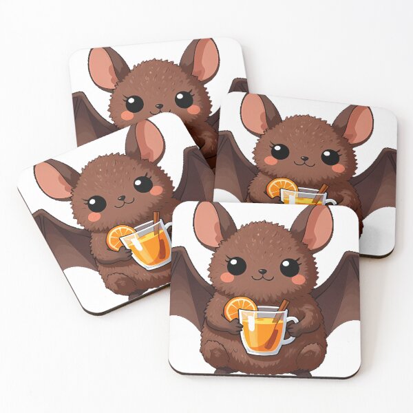 Item preview, Cute Fruit Bat with Pumpkin Spice Cider Mug designed and sold by pumsquare.