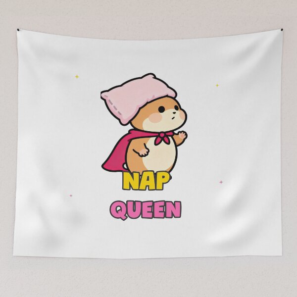 Item preview, Nap Queen - Cute Sleepy Cozy Humor Design designed and sold by yodaddydesigns.
