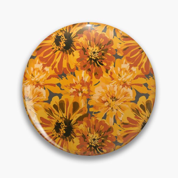 Item preview, Wild Zinnia Print  - Flower Garden Pattern - Valentine Gifts For Men designed and sold by RoyalStarsPatts.