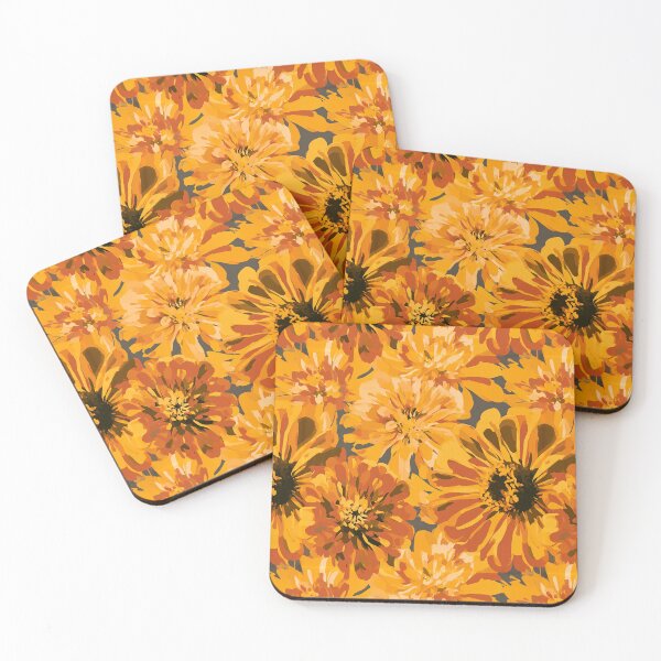 Item preview, Wild Zinnia Print  - Flower Garden Pattern - Valentine Gifts For Men designed and sold by RoyalStarsPatts.