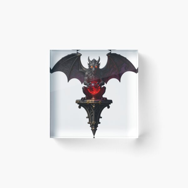 Item preview, Gothic Gargoyle Beast Blood Moon Relic designed and sold by IllumeInk.