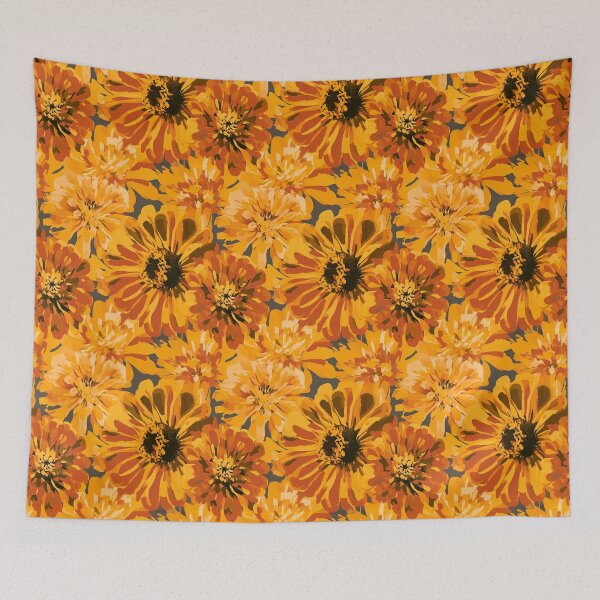 Item preview, Wild Zinnia Print  - Flower Garden Pattern - Valentine Gifts For Men designed and sold by RoyalStarsPatts.