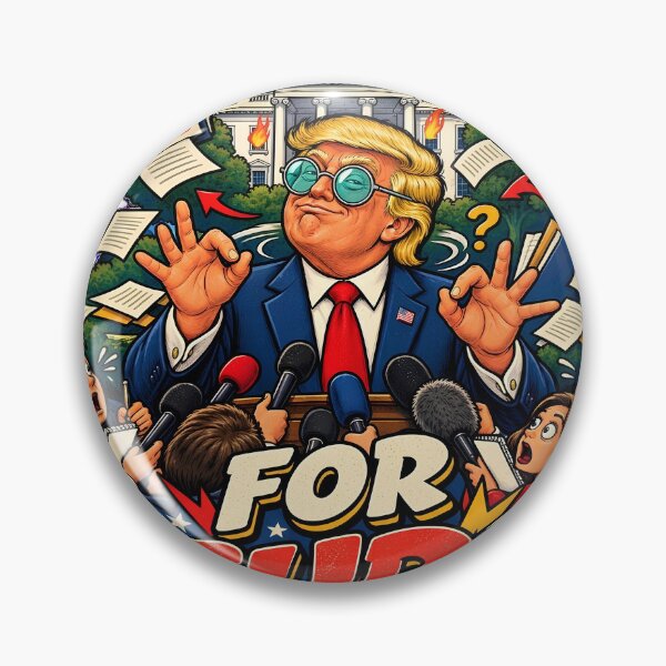 Item preview, Trump For Sure Government Shutdown Washington Satire designed and sold by Retro Whiskers.