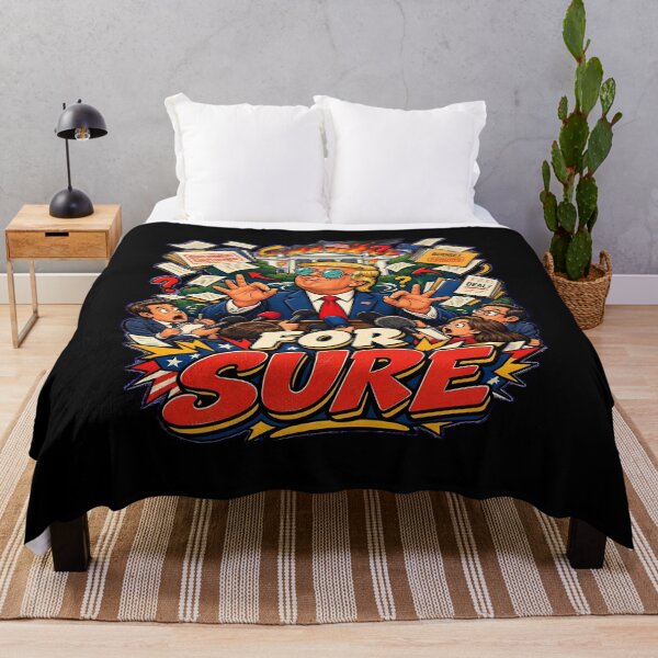 Item preview, Trump For Sure Government Shutdown Washington Satire designed and sold by Retro Whiskers.