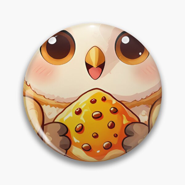 Item preview, Cute Barn Owl Chick with Pumpkin Spice Scone designed and sold by pumsquare.