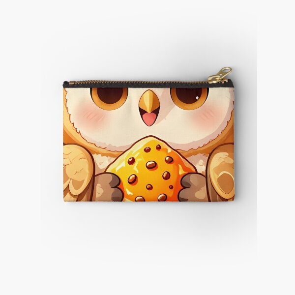 Item preview, Cute Barn Owl Chick with Pumpkin Spice Scone designed and sold by pumsquare.