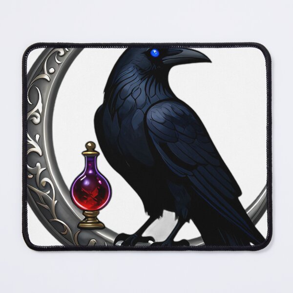 Item preview, Gothic Crow Alchemist Triple Moon Grimoire designed and sold by IllumeInk.