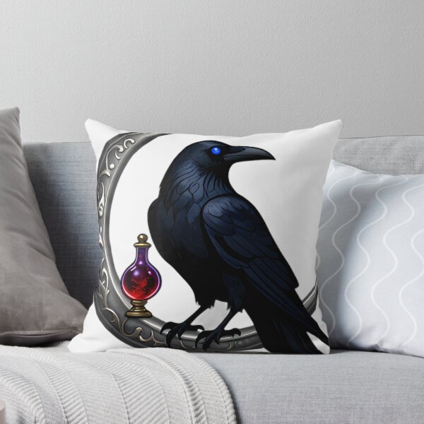 Item preview, Gothic Crow Alchemist Triple Moon Grimoire designed and sold by IllumeInk.