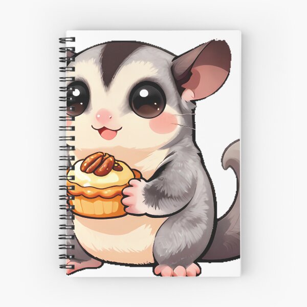Item preview, Cute Sugar Glider with Pumpkin Spice Honey Tart designed and sold by pumsquare.