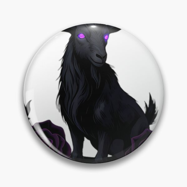 Item preview, Gothic Baphomet Goat Blood Moon Halo designed and sold by IllumeInk.