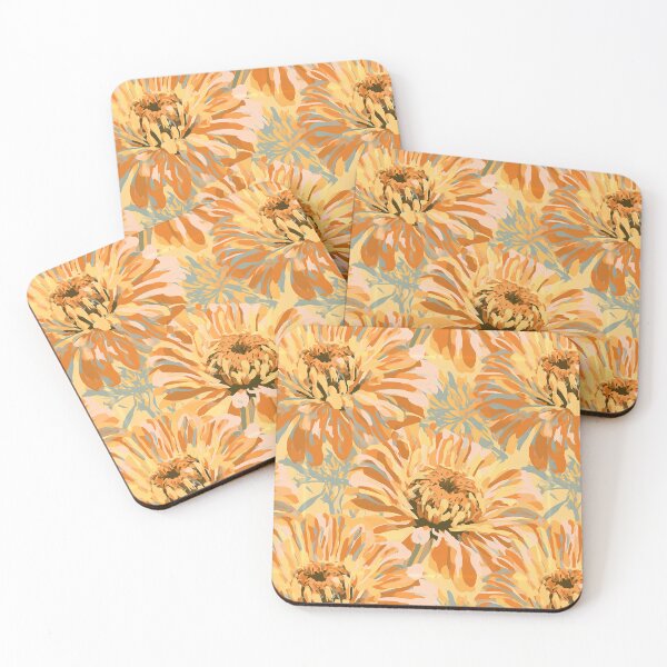 Item preview, Flourishing Zinnia Print  - Birthday Flower Pattern - Valentine Gifts For Boyfriend designed and sold by RoyalStarsPatts.