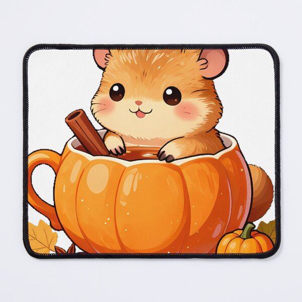 Item preview, Cute Dormouse in Pumpkin Spice Teacup designed and sold by pumsquare.