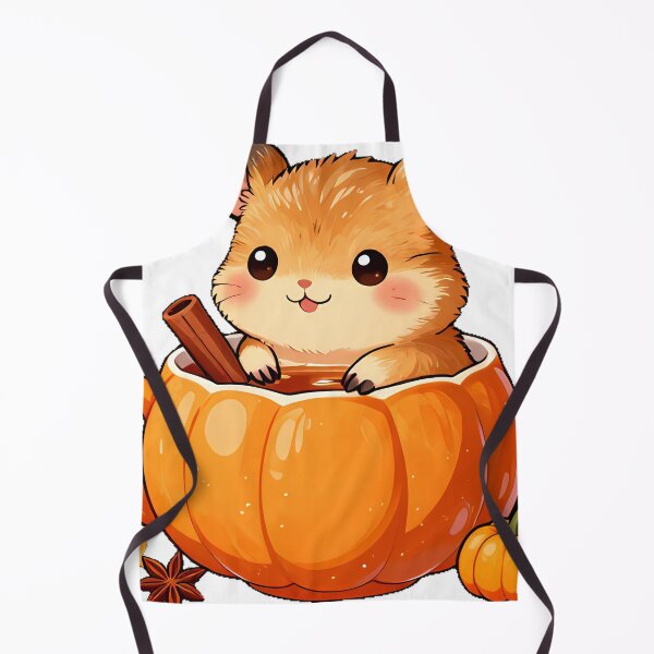 Item preview, Cute Dormouse in Pumpkin Spice Teacup designed and sold by pumsquare.