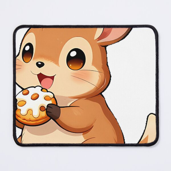 Item preview, Cute Pygmy Jerboa with Pumpkin Spice Biscotti designed and sold by pumsquare.