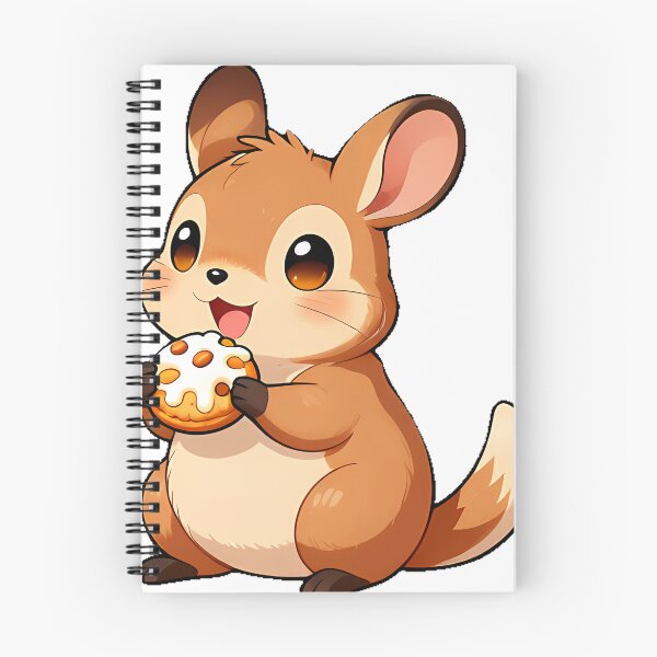 Item preview, Cute Pygmy Jerboa with Pumpkin Spice Biscotti designed and sold by pumsquare.