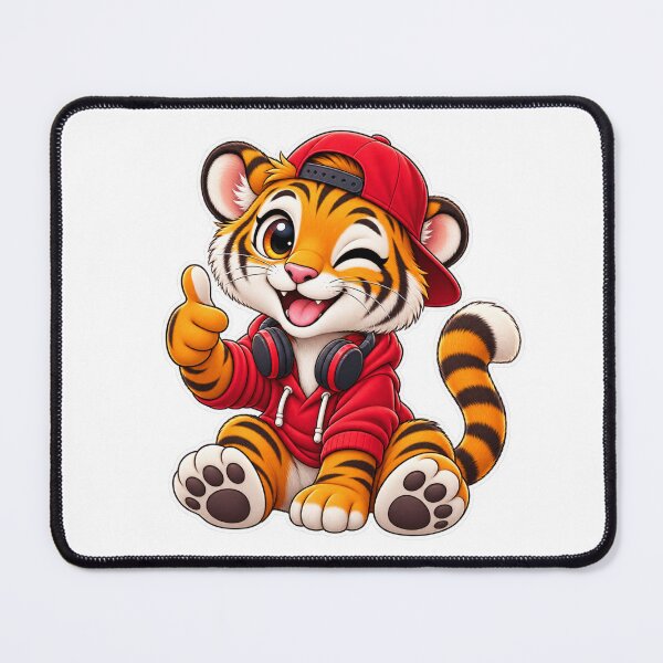 Item preview, Cool Tiger Vibes – Cute Streetwear Tiger designed and sold by Genzfirevibes.