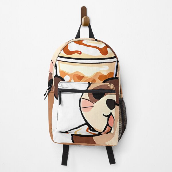 Item preview, Cute Ferret with Tall Pumpkin Spice Frappe designed and sold by pumsquare.
