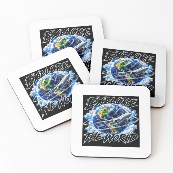 Item preview, Explore The World Airplane Space Graphic designed and sold by Uzbekdesign.
