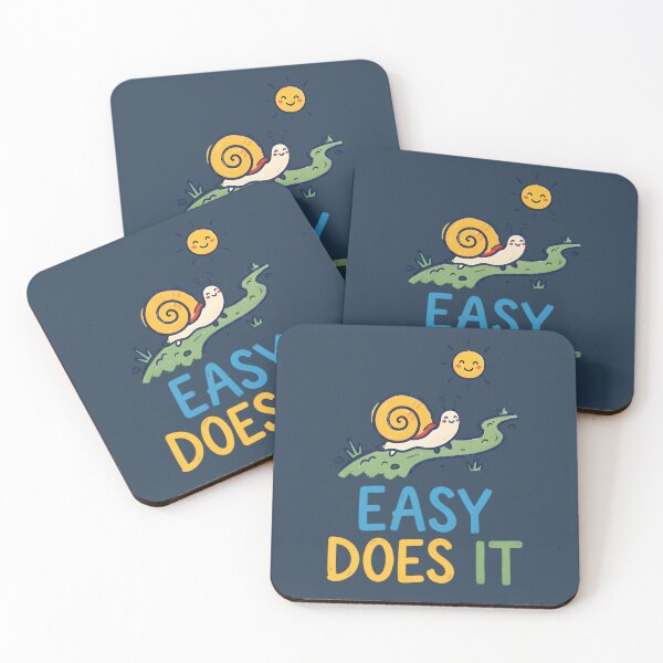 Item preview, Easy Does It Cute Snail Cartoon designed and sold by Mr Lee.