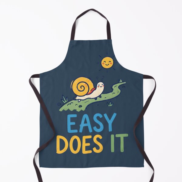 Item preview, Easy Does It Cute Snail Cartoon designed and sold by Mr Lee.