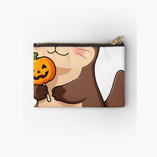 Item preview, Cute River Otter Pup with Pumpkin Spice Cake Pop designed and sold by pumsquare.